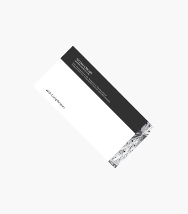 Complimentary Slip Template 2