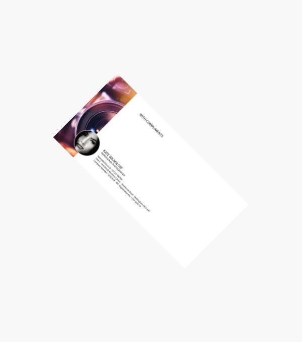 Complimentary Slip Template 1