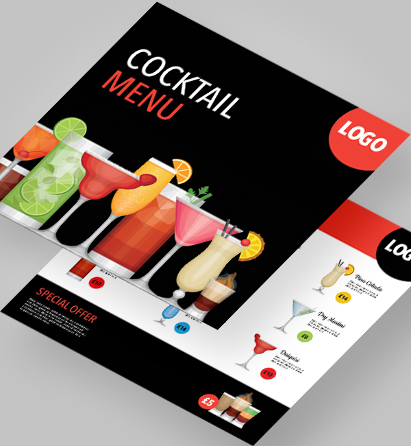 Cocktail Flyer Square
